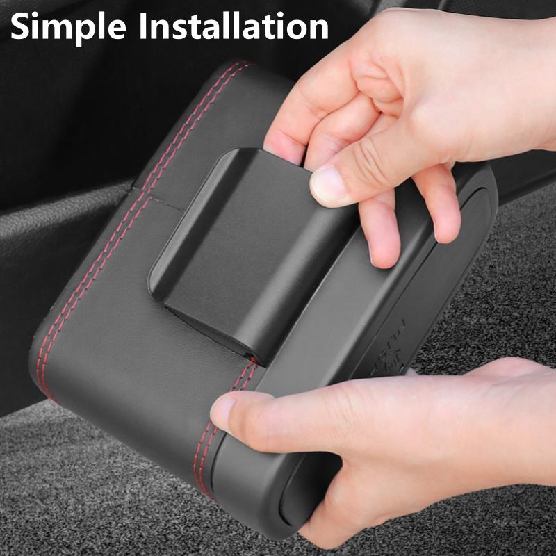 Universal Car Trash Can, Vehicle Trash Bin, Car Seat Back & Door Hanging Storage Box, Multi-Functional Car Accessories