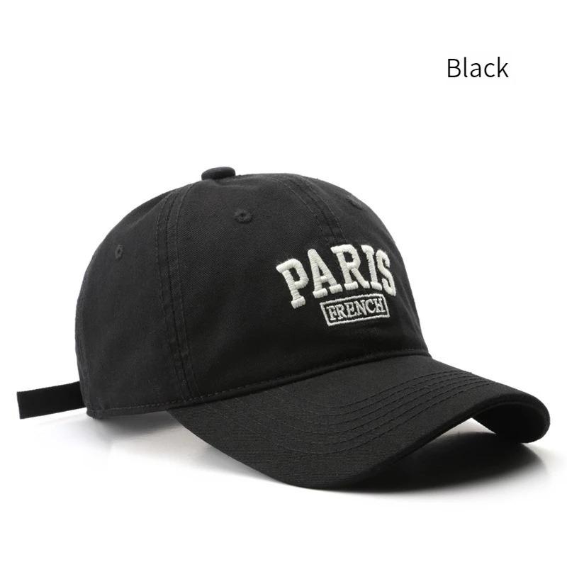 Hat, Cap, Small Letter Embroidery, Korean Version Baseball Cap, Soft Top, Sunscreen
