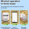 Portable Mini Thermals Printer for Labels Photos and Note Rechargeable Battery No Inks Required Includes 1 Roll Printing Paper