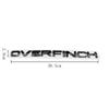 Car ABS Chrome Decals Sticker For Landrover Rangerover Overfinch I322 Discovery Hood Trunk Letters Logo Emblem Badge Sticker