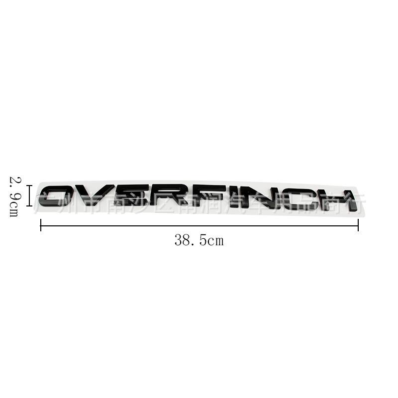 Car ABS Chrome Decals Sticker For Landrover Rangerover Overfinch I322 Discovery Hood Trunk Letters Logo Emblem Badge Sticker