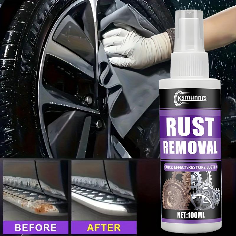 Powerful Rust Remover Spray - Fast-acting rust inhibitor with a residue-free formula for cars, metal furniture, tools