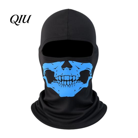Full Coverage Mask Skull Neck Gaiter Balaclava, UV Protection Face Mask, Breathable Balaclava Ice Silk Guard for Outdoor Cycling Motorcycle