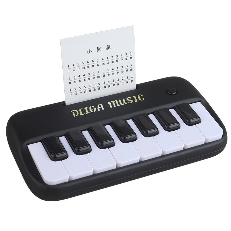Dětská elektronická klávesnice, Mini kapesní piano, Hratelná hudba, Multifunkční klávesový nástroj, Dárek pro začátečníky pro dívky