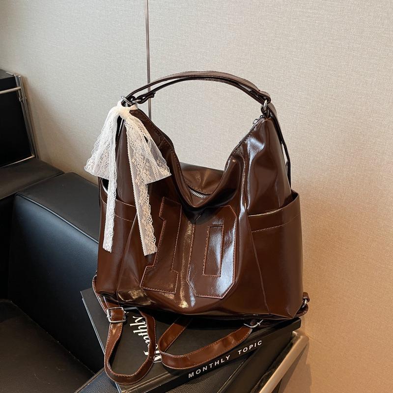 Large-capacity Commuter Bag Women's New Autumn and Winter Fashion Shoulder Bag High-end Versatile Double Shoulder Tote Bag