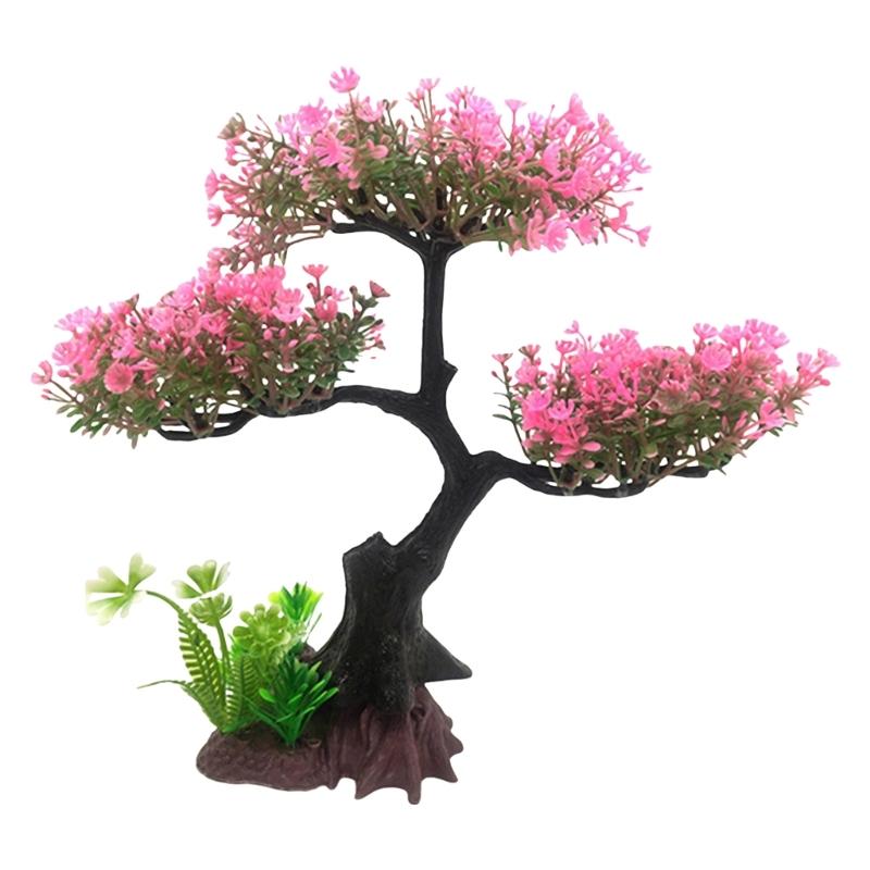 Artificial Plant Aquascaping Ornaments Colorful Fish Tanks Accessory for Freshwater Fish Habitat Enhancement
