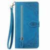Leather Wallet Flip Case for Samsung Galaxy A54 A34 A24 A53 A33 A72 A52 A23 4G 5G with Zipper Pocket Cover