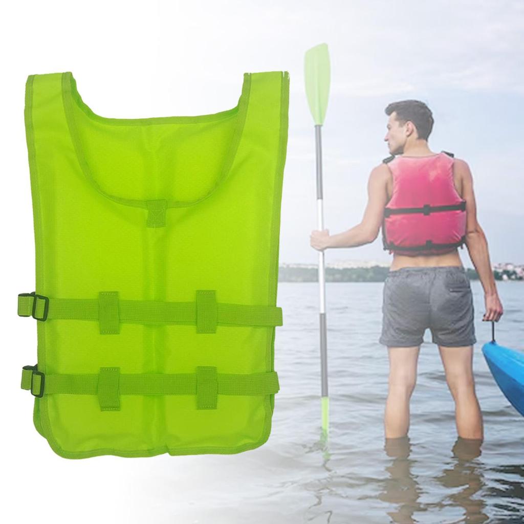 Life Jacket Breathable Adjustable Straps Buoyancy Vest Waistcoat Swim Vest for Rafting Fishing Drifting Water Sports Canoeing