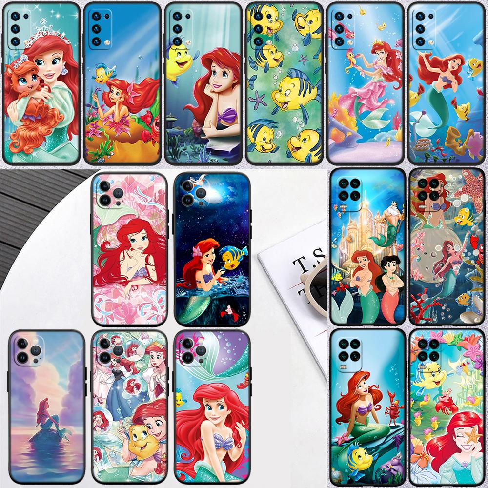 The Little Mermaid Phone Case for Samsung Galaxy Note 10 20 S23 S22 Ultra FE Plus M06 M15 M16 M35 M55
