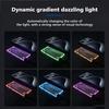 M.2 NVME NGFF SATA Dual Protocol SSD Case RGB Light 10Gbps PCIe SSD Enclosure USB3.2 Gan2 Type C Clear Hard Disk Box