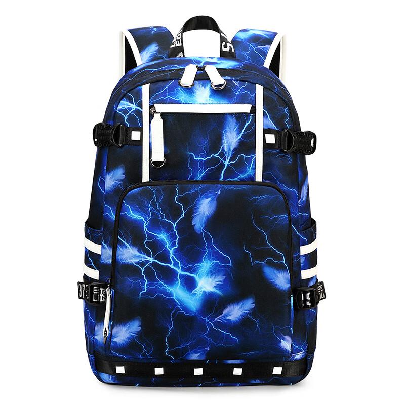 Li Shen Men s Lightning Fashion Backpack Large Capacity