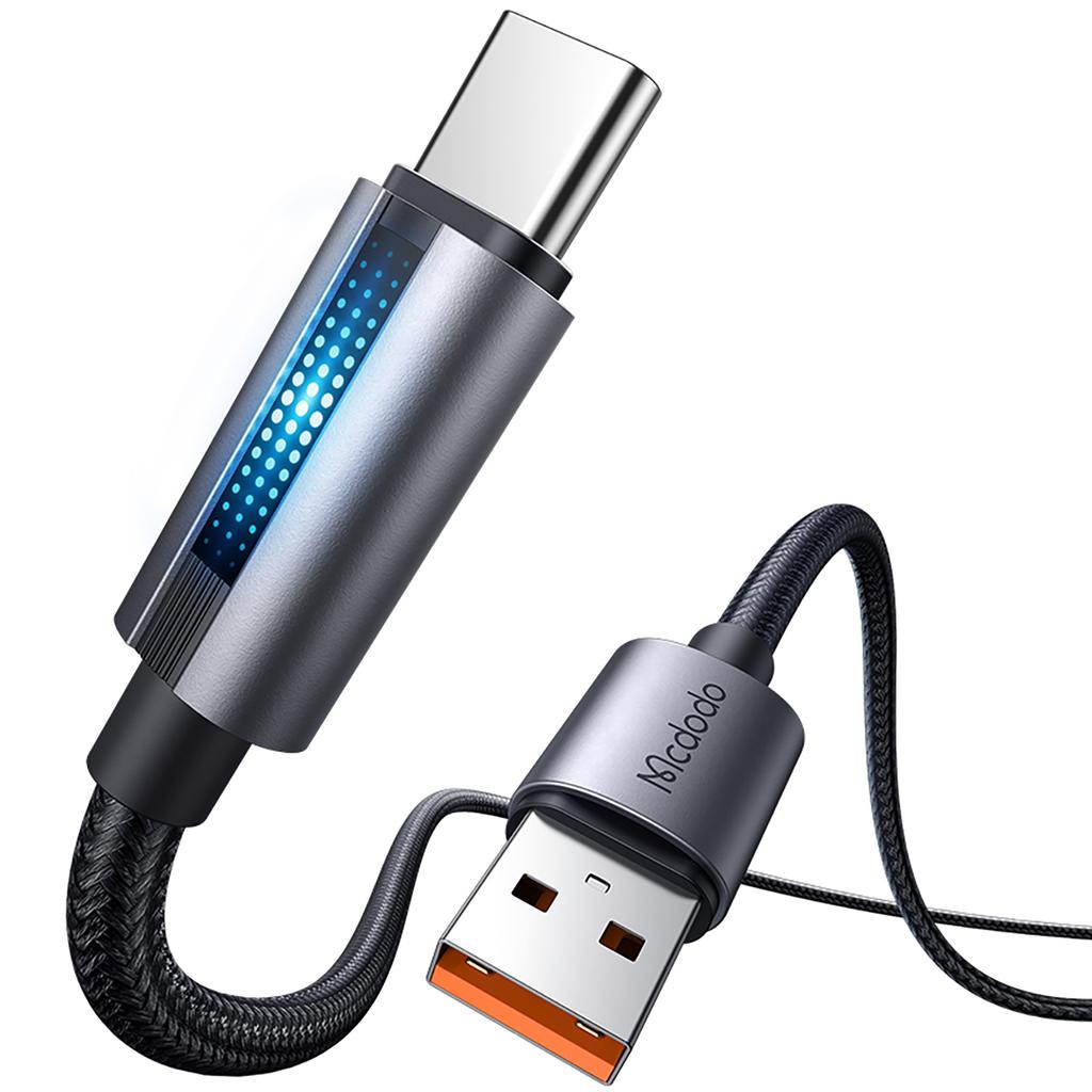 Mcdodo Usb-C Fast Charging Cable For Samsung Xiaomi Type C 6A 100W 1M Led