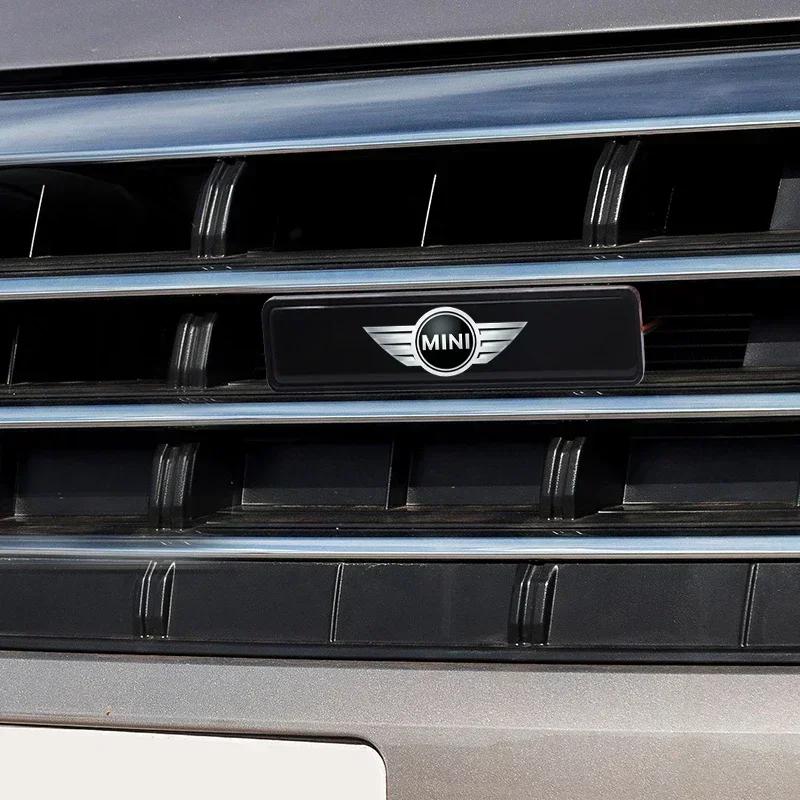 WJR4 F55 F56 2025 For Bmw Mini Car Decorative Light LED Front Hood Grille Emblem Badge Decor For MINI Cooper Countryman Clubman F54 F