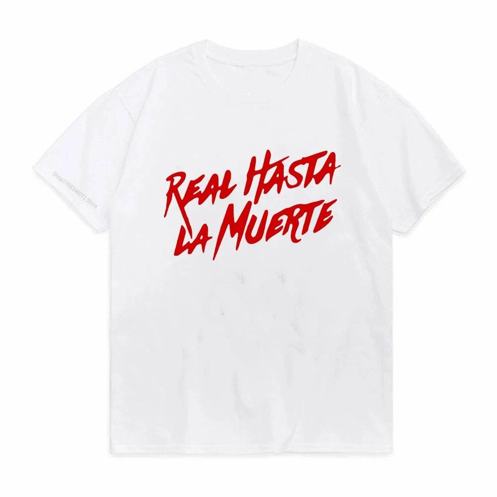 

Anuel AA Real Hasta la Muerte графические футболки для женщин унисекс модные футболки унисекс в стиле рэпер свободные хлопковые футболки уличная одежда 4XL