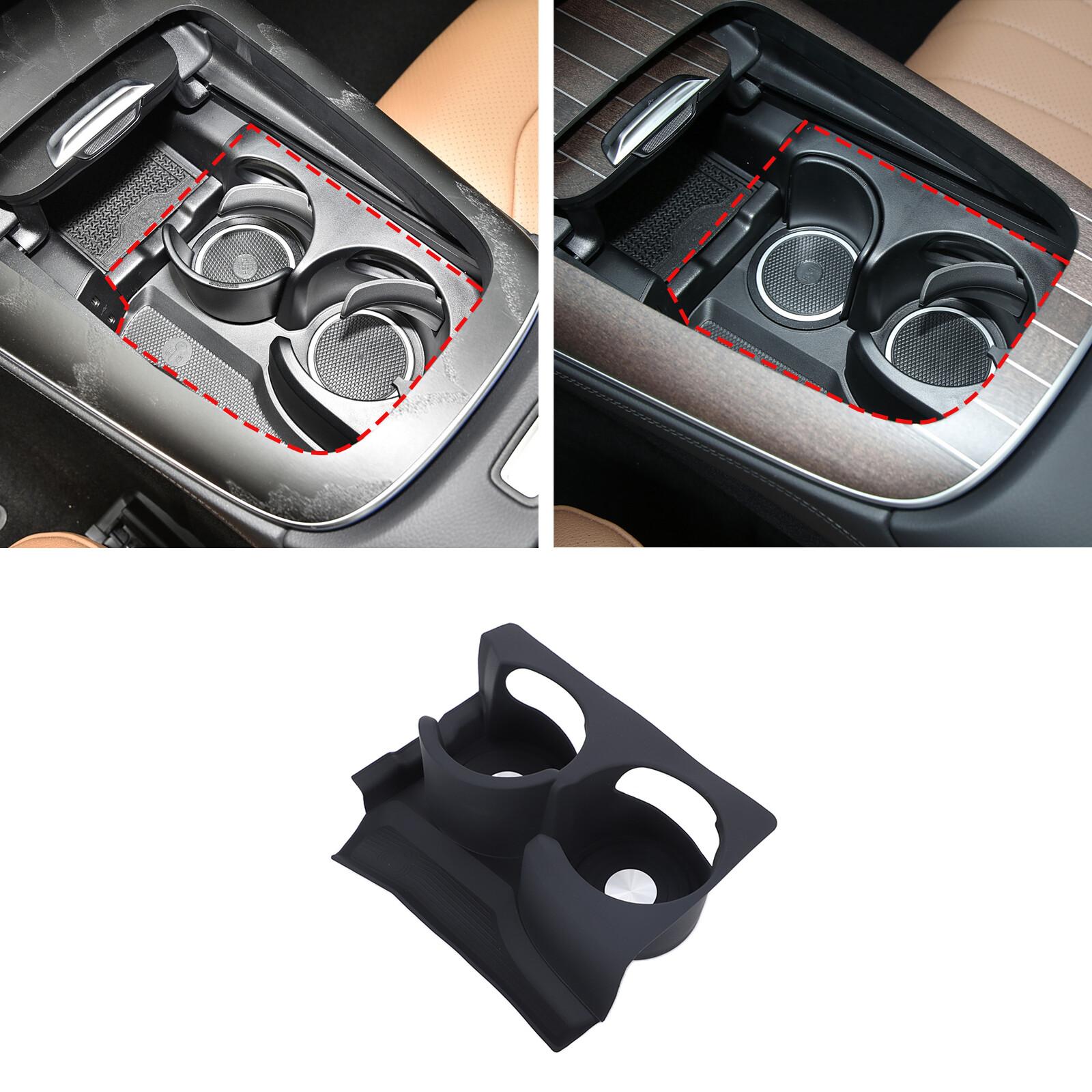 Car Center Water Cup Holder Pad Storage For MercedesBenz E-Class W214 2024+