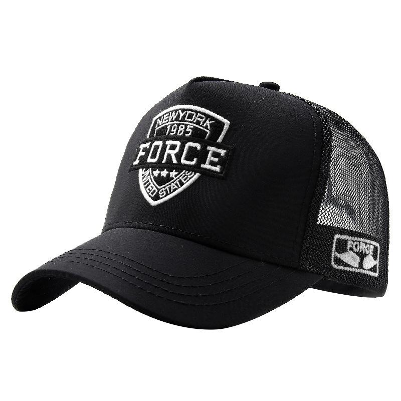 Letní pánská síťovaná baseballová čepice Outdoorový sportovní kšiltovka s nápisem pro ženy Unisex prodyšné čepice Hip Hop Trucker klobouky Léto Pánské