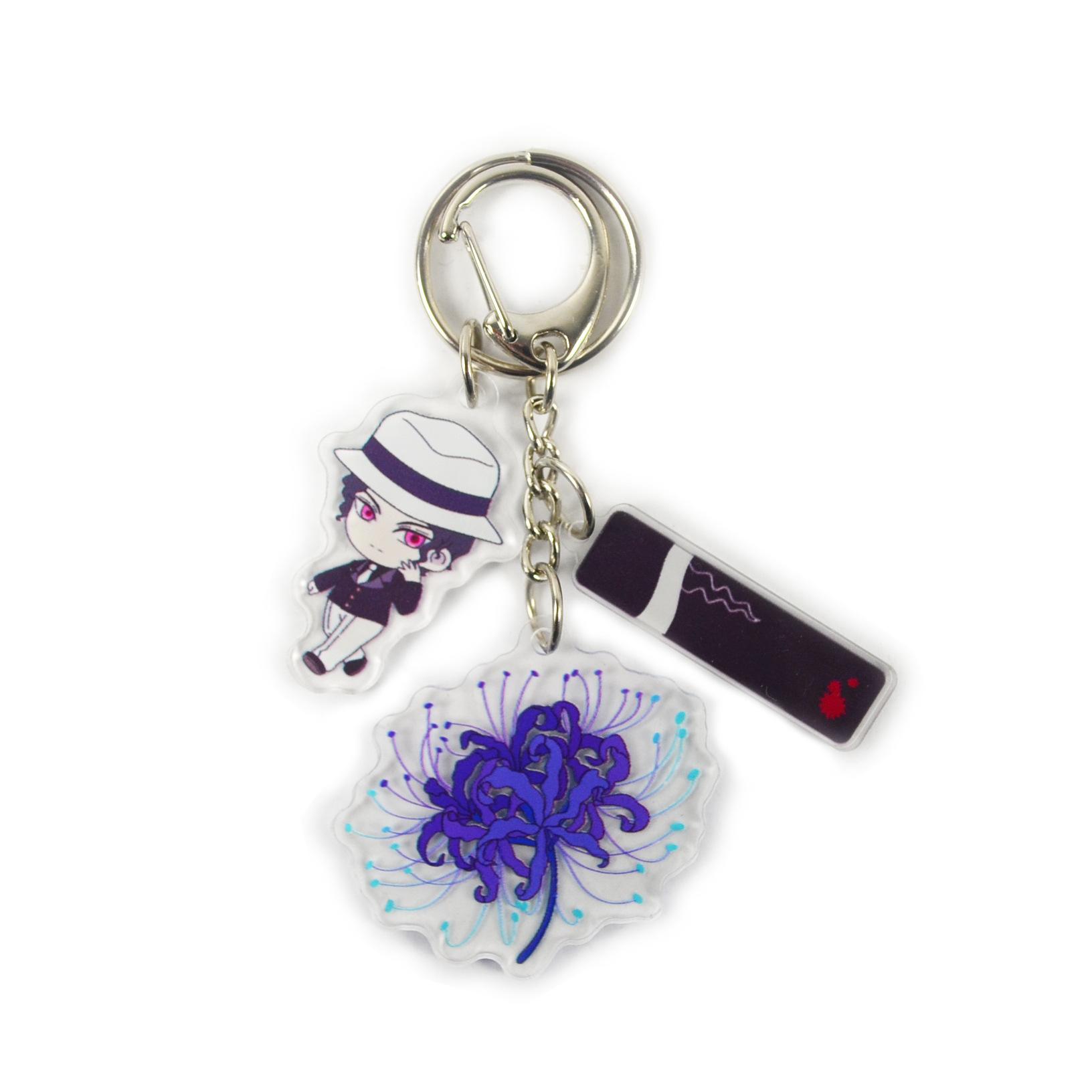 

Kimetsu No Yaiba Upper Moon Muzan Acrylic Keychain Anime Accessories Pendant Cosplay Merchandise Present For Fans