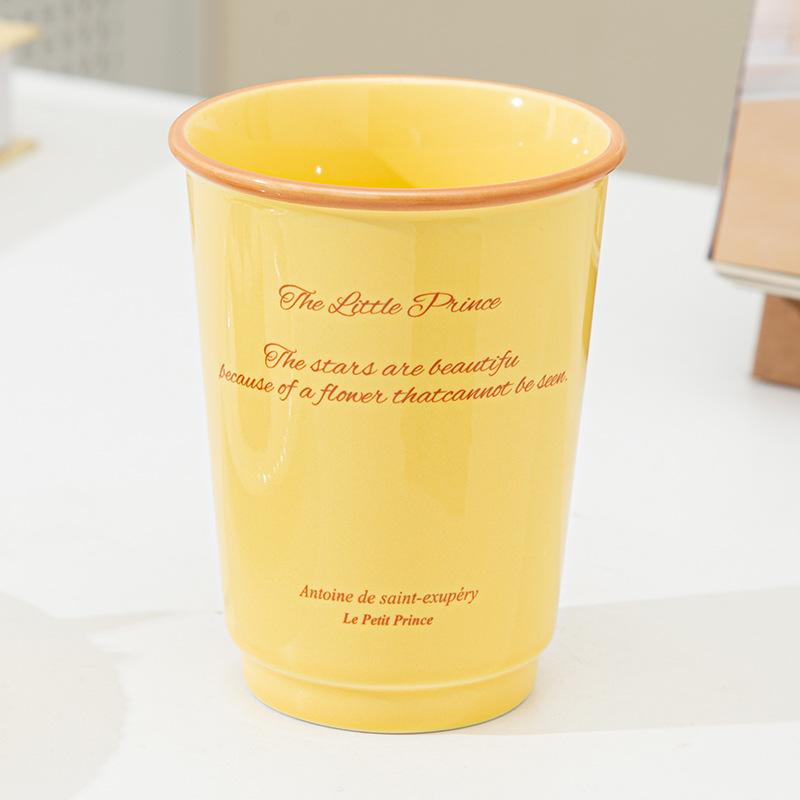 

Старшая английская керамическая кружка, бытовая, для пары, чашка для воды, изысканная, креативная, офисная, женская, для кофе, сувенир about 580ml