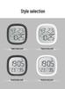 Multifunctional Slim LCD Clock with Temperature, Humidity, Magnetic Alarm