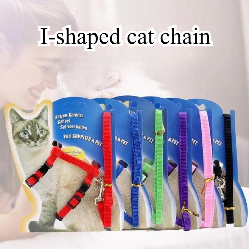 Cat Towing Rope for Preventing Escape Specifically Designed for Outdoor Use Small Milk Cats Pets Chest Protection Harness Chain