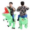 Inflatable Dinosaur Costume Assorted Color Versatile Polyester Adult Blow Up Dinosaur Costume for Co