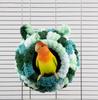 Warm Bird Nest Winter House Hanging Hammock Plush Hideaway for Parrot Hummingbird Decorative Bird Cage Accessories