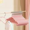 10Pcs Metal Suit Coat Hangers Heavy Duty Clothes Hangers Metal Shirt Jacket Hanger with Round Notches for Dress