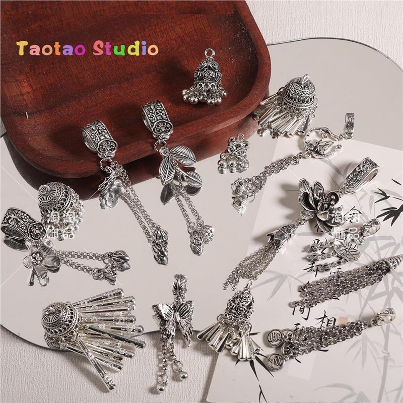 Tassel Pendant Antique Style Spacer Beads for DIY Jewelry and Bracelets