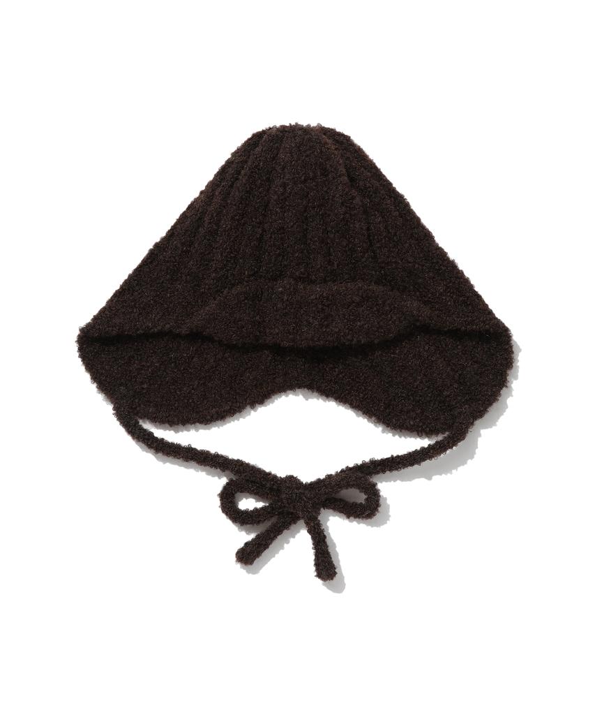COVERNAT WOMAN Cloverheart Boucle Trooper Hat Brown