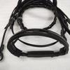 Leather Padded Dressage Bridle with White Colour Stone and Leather Plaited Reins.