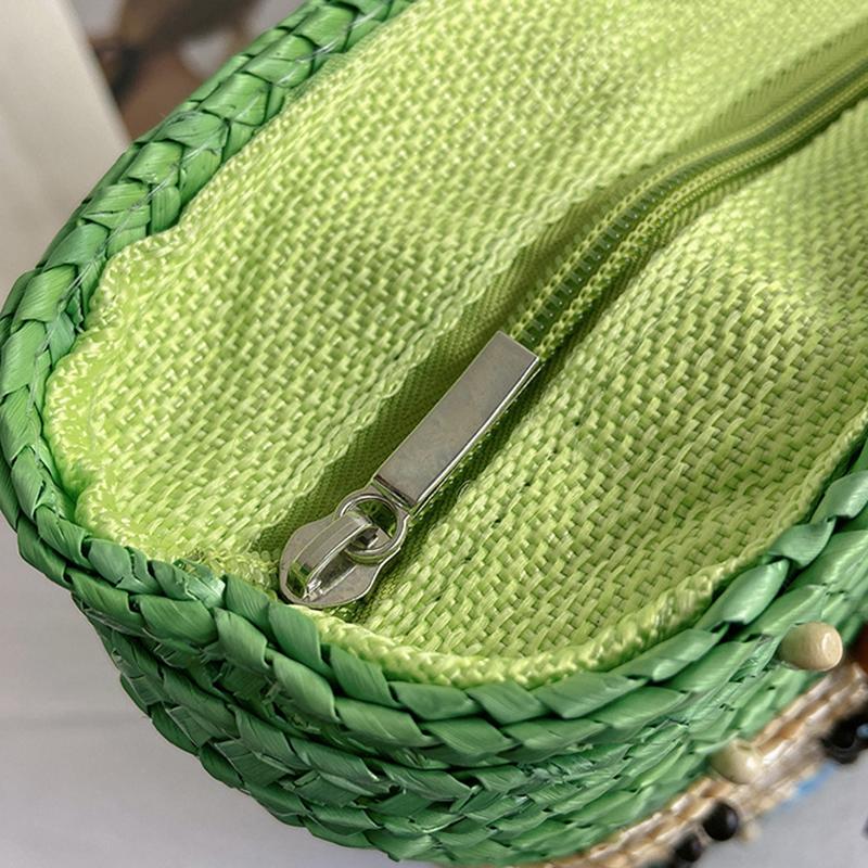Summer Basket Straw Shoulder Bags for Women Rattan Travel Large Capacity Handmade Woven Beach Bag Female Shopper Totes Handbags MIT