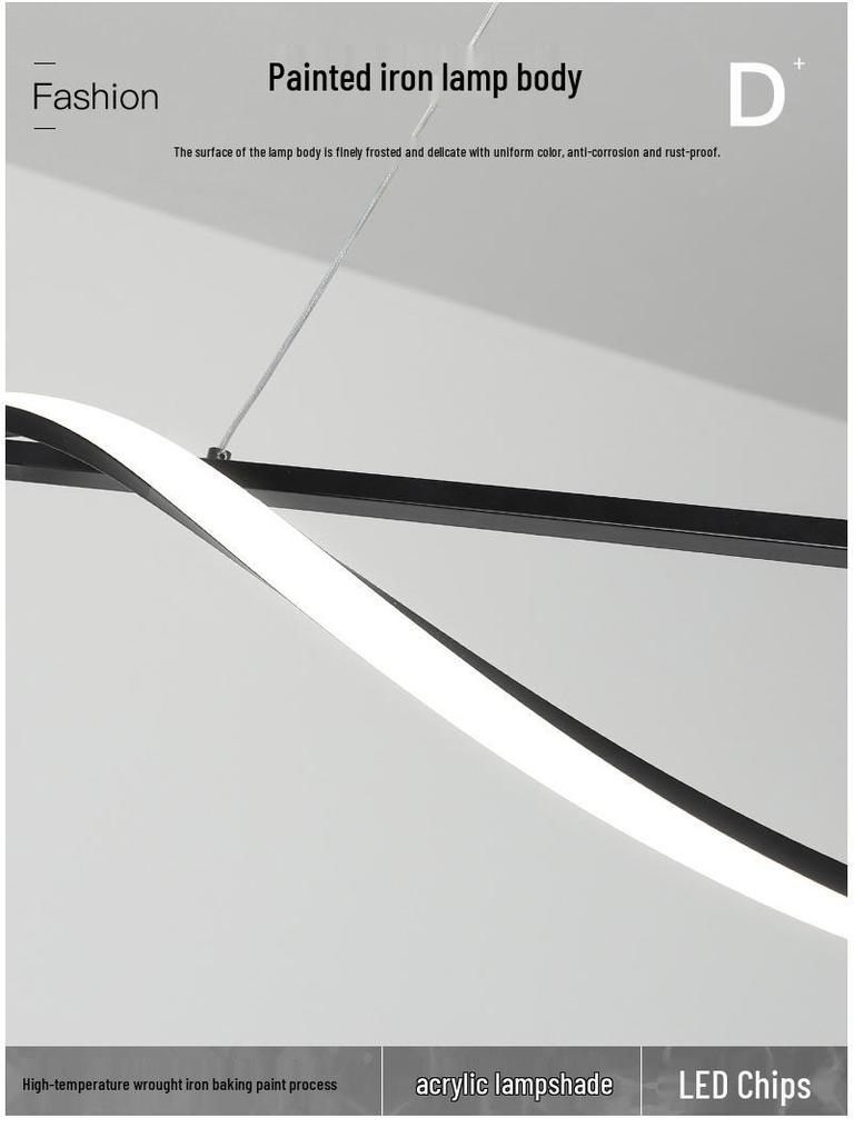 Nordic Modern LED Chandelier: Irregular Creative Lighting for Dining, Living Room, or Bar.