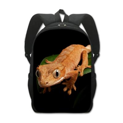 Rucksack für Teenager Jungen Mädchen Haustier Reptil Eidechse Tagesrucksack Kinder Schultaschen Kinder Büchertasche