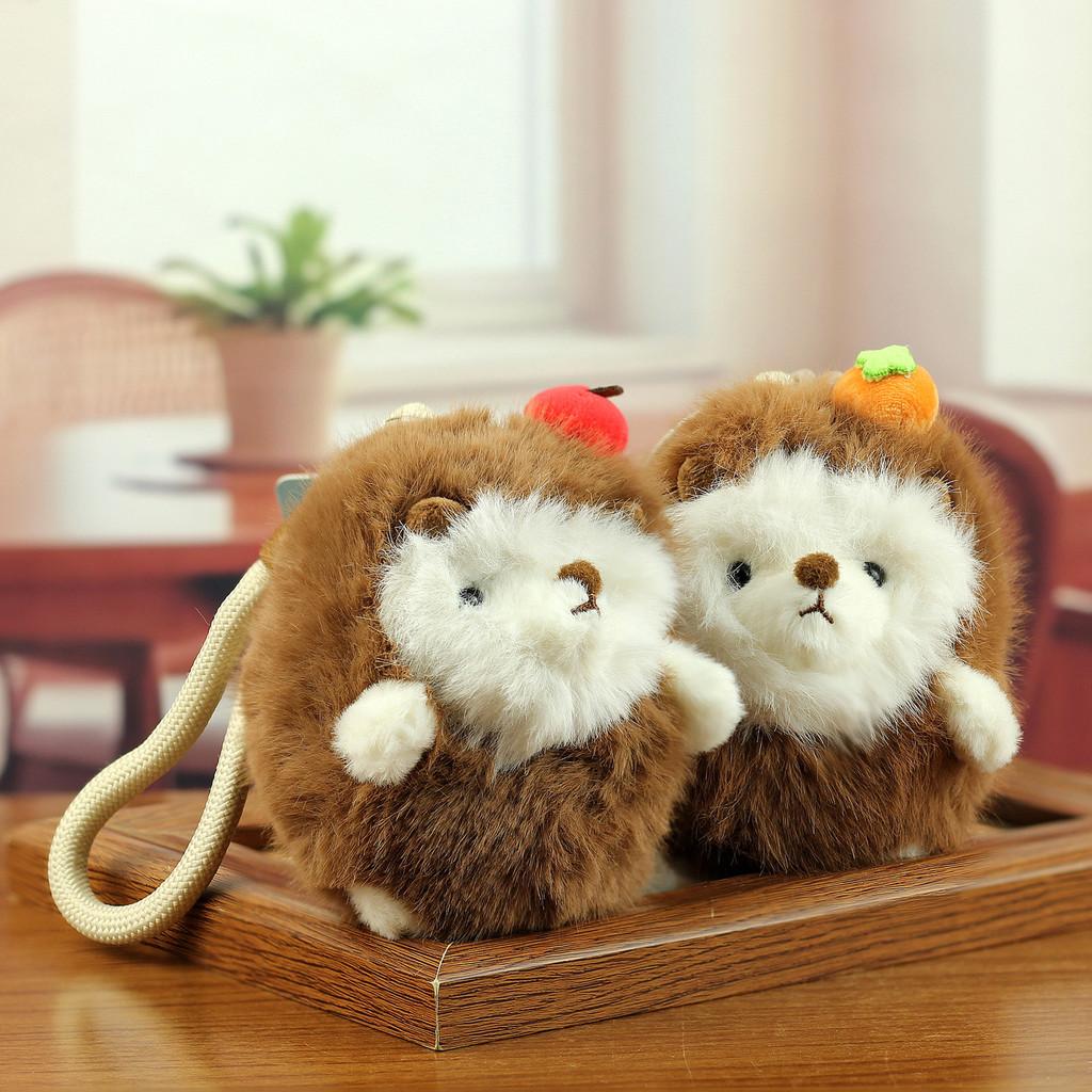 Plush Hamster Keychain With Pp Cotton Filling For Gift Or Bag Decor