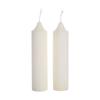 European Style Colorful Striped Cylindrical Candles for Weddings and Home Decor