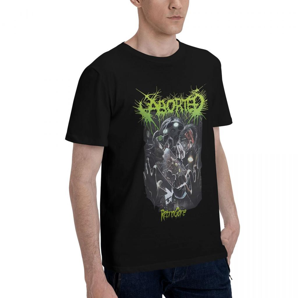 Aborted Band Retrogore A 100 Cotton Casual Breathable Confortable Tops Football Shirts 2025 Funny Gifts