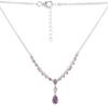 Silver Necklace with Natural Amethyst 2.34ct, Amethyst (2114741)