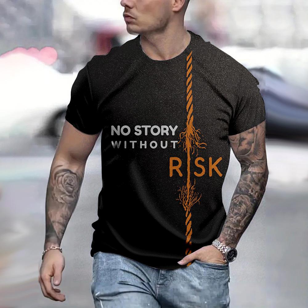 Tricou de vară pentru bărbați, cu mânecă scurtă și imprimeu 3D, cu guler rotund, sport, sport, sport, tricou ...