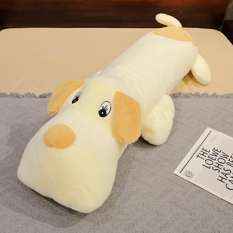 Large Dog Throw Pillow Plush Toy Doll Puppy Dog Teddy Dog Doll Child Companionship Soothing Rag Doll