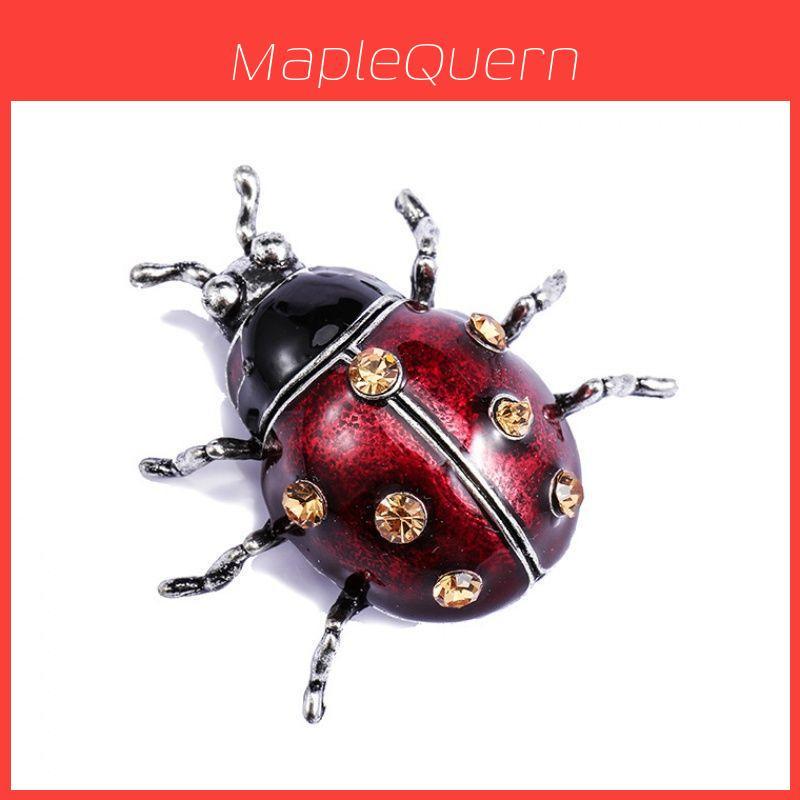 Enamel Seven Star Brooch Alloy Fashion Dress Pin For Women Men