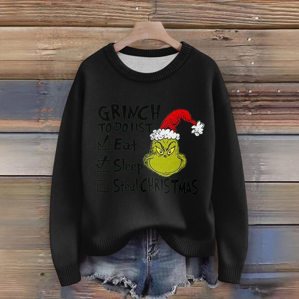 Women's Fashion Casual Long Sleeve Neck Sweater Pullover Top