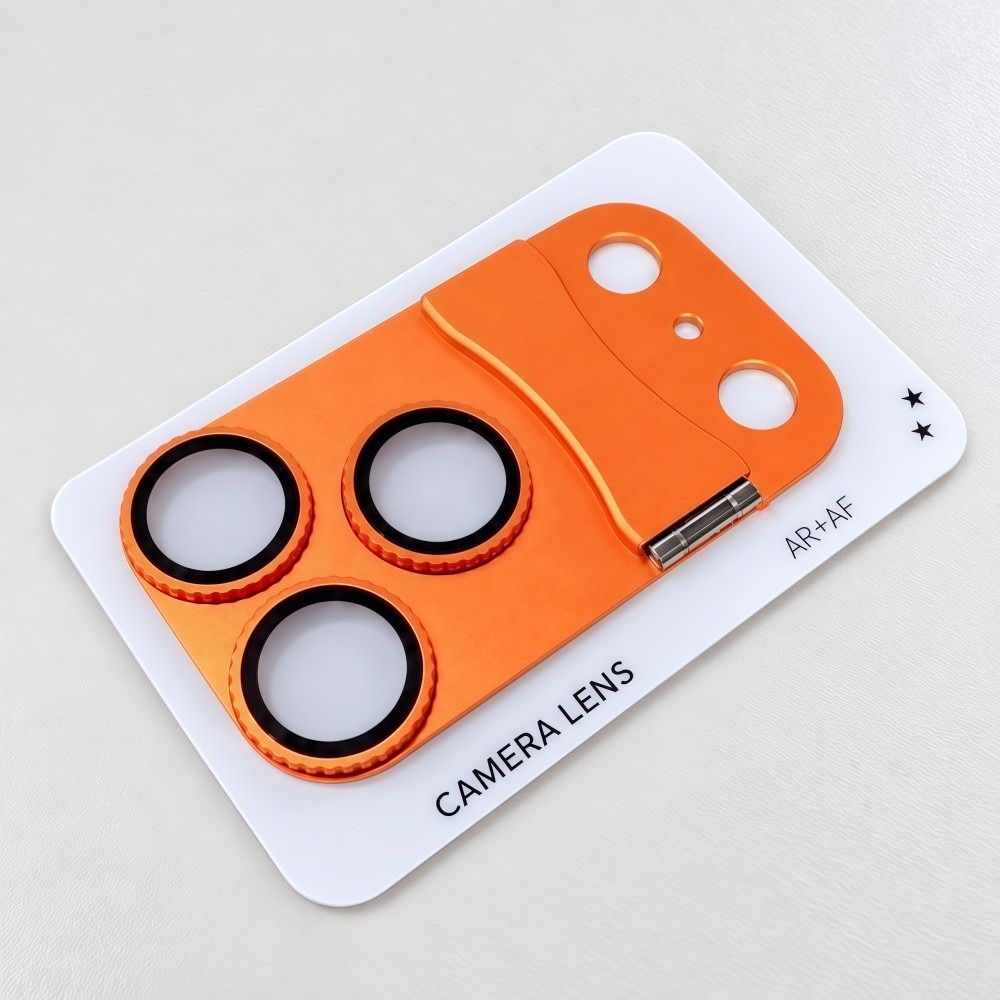 Foldable Stand Phone Camera Lens Protector Anti-scratch Full Cover Phone Lens Cover Aluminum Alloy for iphone 18 Pro MAX 18Pro