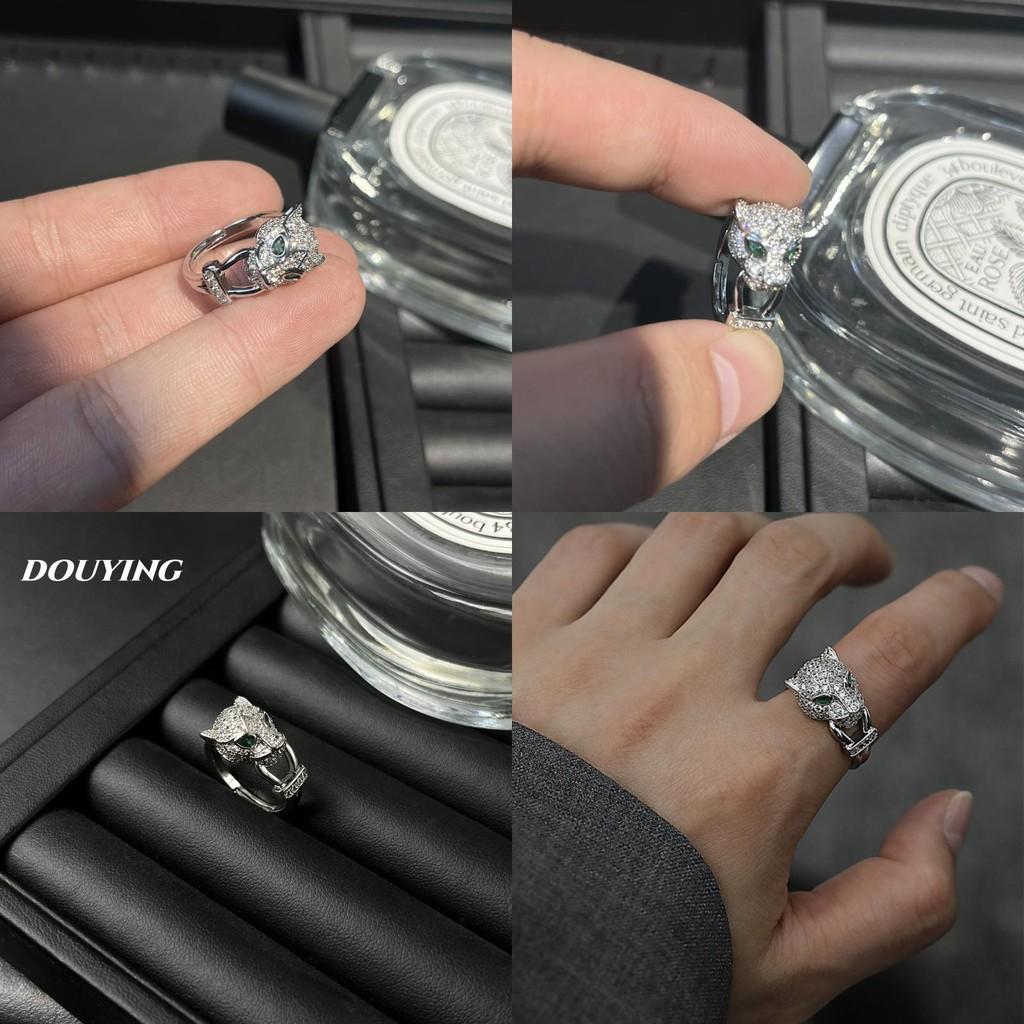 Stylish And Trendy Animalthemed Ring With Silver Leopard Head Perfect For Women Fashionforward
