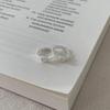 Simple Geometric Frosted Earrings Female Cold Wind Temperament Earring Buckle Niche Hundred with Earrings Affordable Dainty Earrings Daily Wear