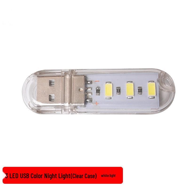 Yushuo USB LED Desk Lamp - Portable, Energy-Saving Night and Reading Light