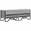 TV Stand Gray Sonoma 122 X 34 X 41 Cm Particleboard