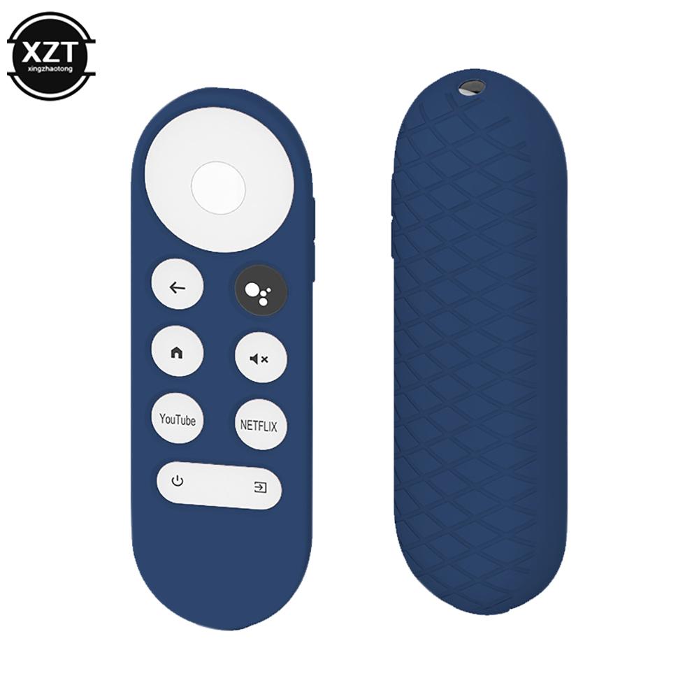 NEWEST Non-slip Soft Silicone Case For Chromecast Remote Control Protective Cover Shell for Google TV 2020 Voice Remote Control