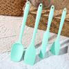 4Pcs/Set Non Stick Heat-Resistant Silicone Spatula Set Kitchen Utensils With Cream Scraper For Cooking Mixing Baking Tools