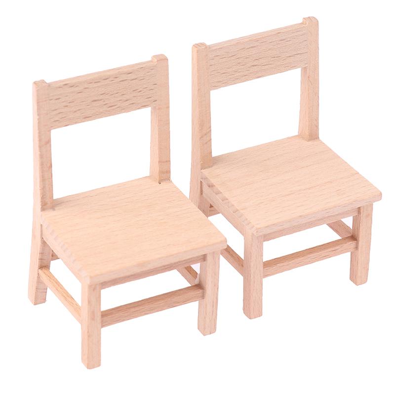 1/12 Dollhouse Miniature Chair Dollhouse Living Room Furniture Decoration Dolls House Accessories For Kid Pretend Play Toy