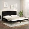 VidaXL Bed Frames Black Solid Pine Wood 200x200 Cm 3105754